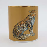 MW Leopard Gold Jasmine Unlidded Candle