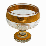 Romantic Comport  Bowl Footed  20.5Cm Gold Finish
