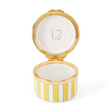 Baby's First Tooth Yellow Enamel Box