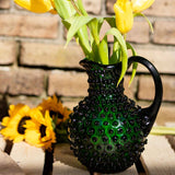 Hobnail Dark Green Jug 2 Lt