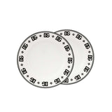 D&G Logo Set of 2 Bread and Butter Plate 17cm