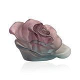 Rose Passion Green & Pink  Crystal Flower