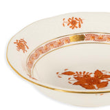 Chinese Bouquet Apponyi Rust Oatmeal Bowls