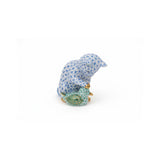 Kitten & Duckling Figurine Hand Painted 24K Gold Accents