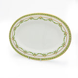 Green Garland Oval Platter 39 cm