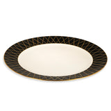 Babos Black And Gold Serving Plate