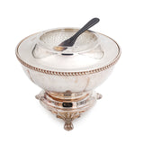 TGUK Silver-Plated Footed Caviar Bowl – 21cm