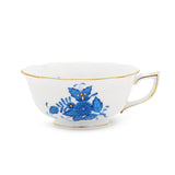 Chinese Bouquet Apponyi Blue Tea Cup and Saucer