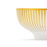 Lustre Stripped Dessert Bowl