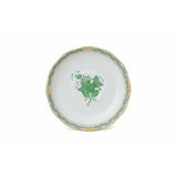 Apponyi Green Tea Saucer Hand Painted 24K Gold Rim 14 cm
