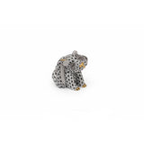 Panda Figurine Hand Painted 24K Gold Accents