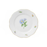 Gustave Morning Glory Side Plate Hand Painted 24K Gold Rim 19 cm