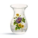 Lavender Clear Vase