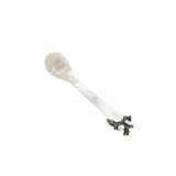 Mop Caviar Spoon With Coral - 11.5cm