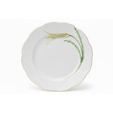 Yellow Tulip Dinner Plate Hand Painted 24K Gold Rim 29 cm