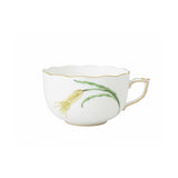 Yellow Tulip Tea Cup Hand Painted 24K Gold Accents 200 ml