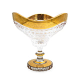 Felicia Romantic Large Centre Piece Footed 30.5 cm - Gold Finish