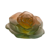 Green And Orange Crystal Rose