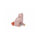 Two Kittens Figurine Hand Painted 24K Gold Accents