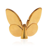 Papillon Lucky Gold Crystal Butterfly