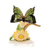 Flowers With Butterfly Figurine