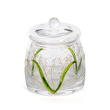 Lilly Of The Valley Clear Jam Pot