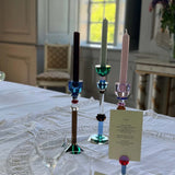 Helen Hand Cut Crystal Candle Holder
