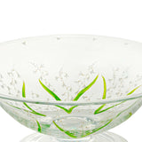 Hand Painted Crystal Footed Bowl