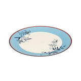 Bloomy Blue Grape Wine Dinner Plate