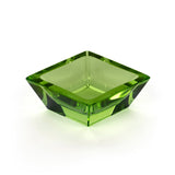 Emerald Green Ashtray Cut Beryl Happy