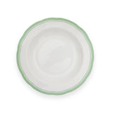 Celadon Border Audley Scalloped Rim Soup Bowl 9"