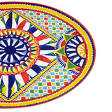 Carretto Siciliano Oval Platter 36.5 cm x 45.5 cm
