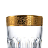 Romantic Crystal DOF Tumbler Whisky 300ml with 24K Gold Accent