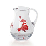 Flamingo Clear Crystal Jug