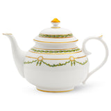 Green Garland Large Tea Pot