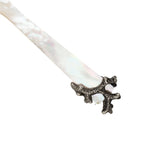 Mop Caviar Spoon With Coral - 11.5cm