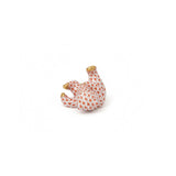 Polar Bear Figurine Hand Painted 24K Gold Accents