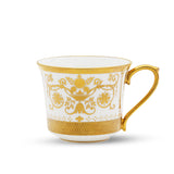 Florette Gold Tall Tea Cup and Saucer