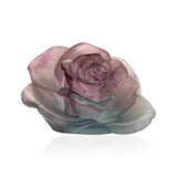 Rose Passion Green & Pink  Crystal Flower