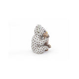 Koala Cub  Twig Figurine Hand Painted 24K Gold Accents
