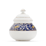 Stewart Platinum, Gold & Blue 15 Pc Tea Set for 6