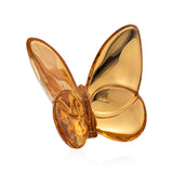 Papillon Lucky Gold Crystal Butterfly