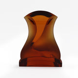 Hand Made Fine Crystal Ganesh - Orange 25 Cm