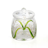 Lilly Of The Valley Clear Jam Pot