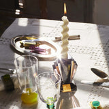 Brooklyn Hand Cut Crystal Candle Holder