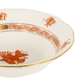 Chinese Bouquet Apponyi Rust Oatmeal Bowls