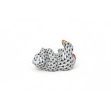 Polar Bear Figurine Hand Painted 24K Gold Accent