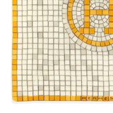 Mosaique Gold Square Plate No 1