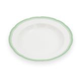 Celadon Border Audley Scalloped Rim Soup Bowl 9"