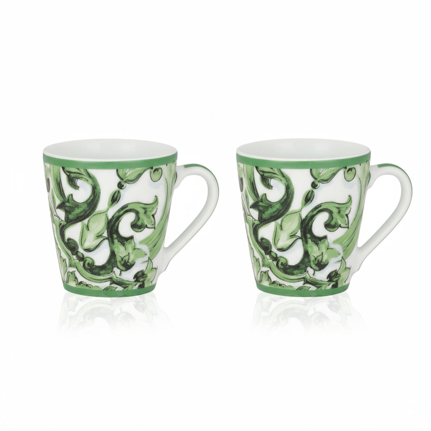 Maiolica Verde Mug Sets